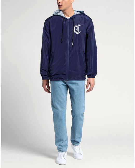Just Cavalli Blue Jackets for men