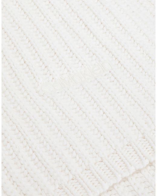 Écharpe Calvin Klein en coloris White