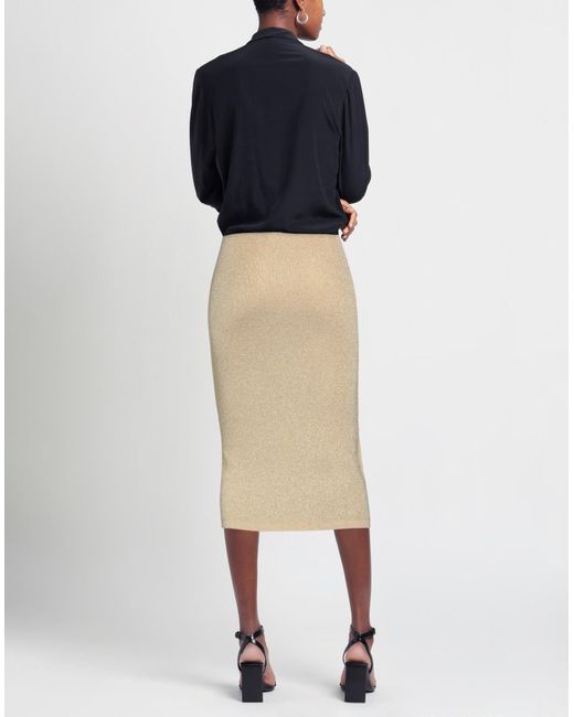 Prada Natural Midi Skirt