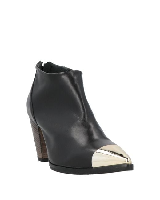 Chiarini Bologna Black Ankle Boots