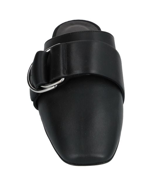 IRO Black Mules & Clogs Soft Leather