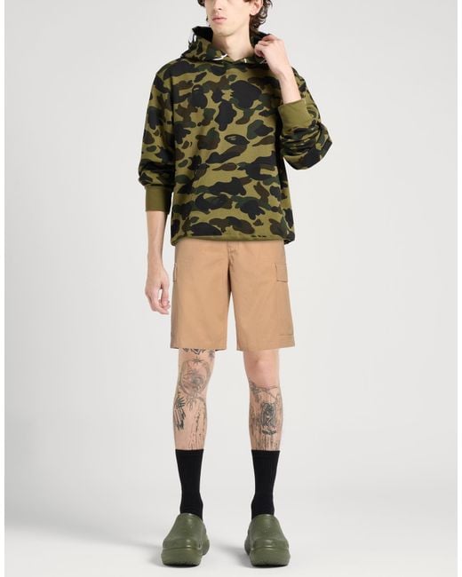 KENZO Natural Camel Shorts & Bermuda Shorts Cotton for men