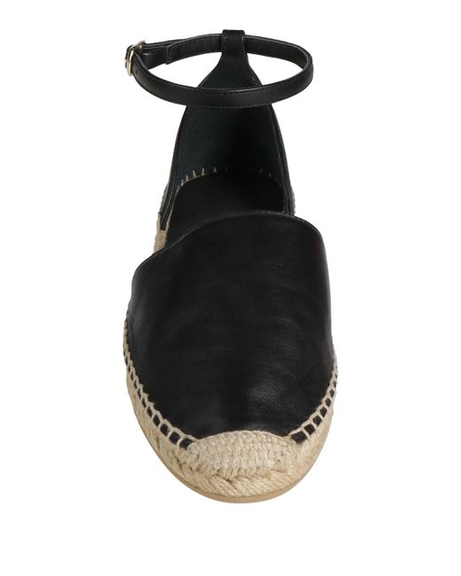 Rene Caovilla Black Espadrilles Leather