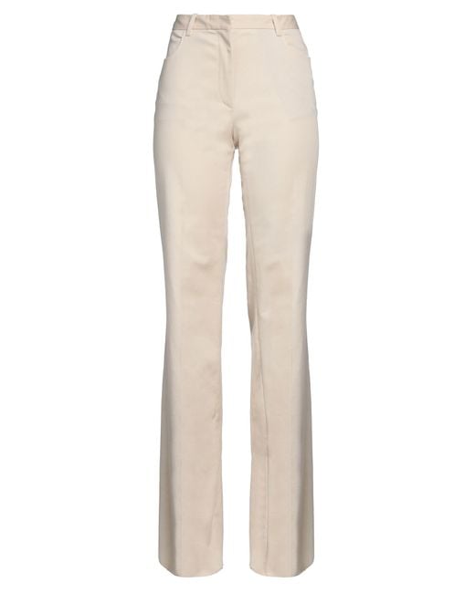 Barbara Bui Natural Pants Lyocell, Cotton, Elastane