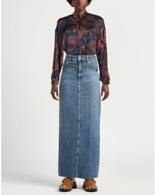 Just Cavalli Blue Shirts