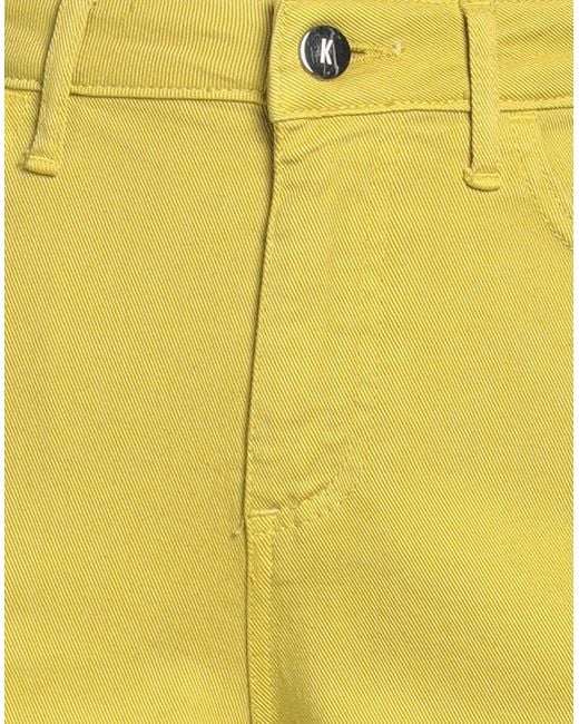 Kontatto Yellow Pants Cotton, Elastane