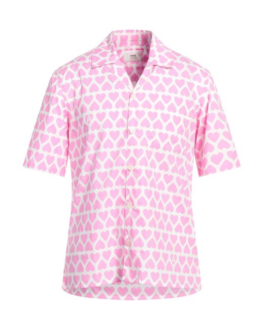 Camisa AMI de hombre de color Pink
