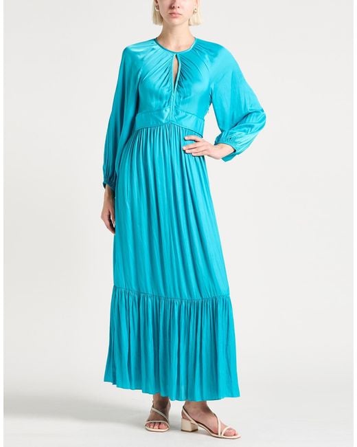 Sandro Blue Maxi Dress