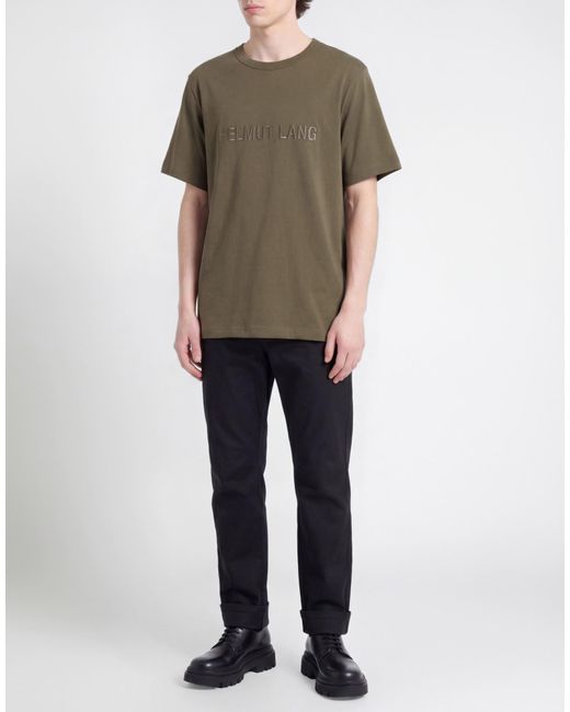 Helmut Lang Green T-Shirt for men