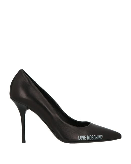Love Moschino Black Pumps Leather