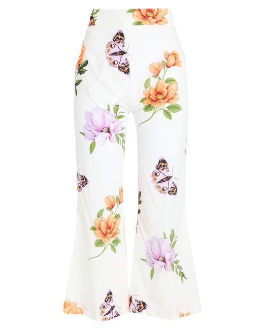 LUCKYLU  Milano White Pants