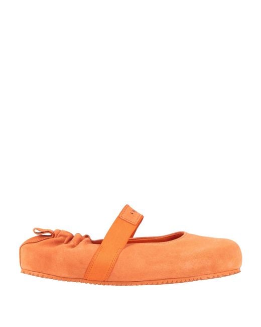 Inuikii Orange Ballet Flats