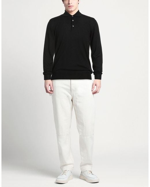 FILIPPO DE LAURENTIIS Black Sweaters for men