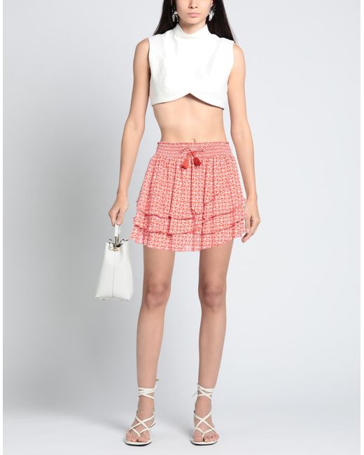 Poupette Red Mini Skirt