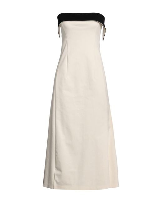 Philosophy Di Lorenzo Serafini Natural Midi-Kleid