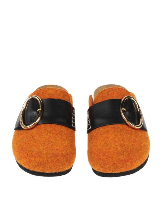 J.W. Anderson Brown Mules & Clogs