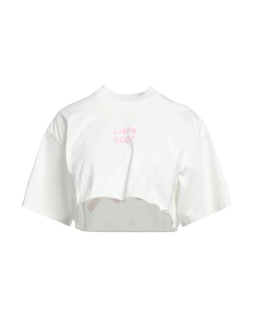LIVINCOOL White T-shirt