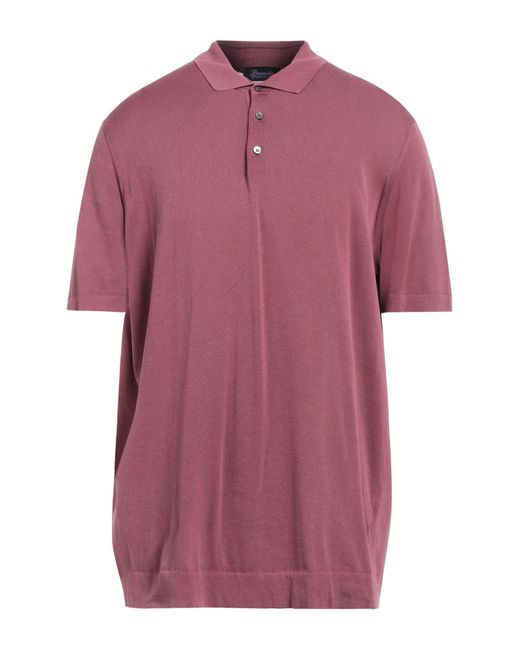 Drumohr Pink Polo Shirt for men