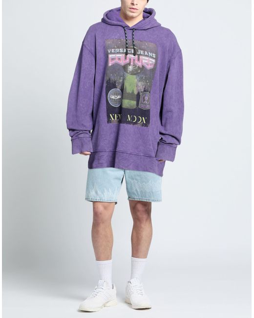 Versace Purple Sweatshirt for men