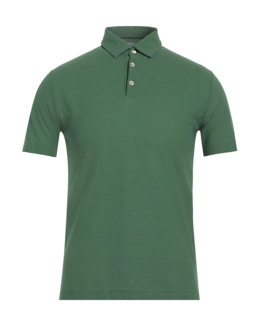 Zanone Poloshirt in Green für Herren