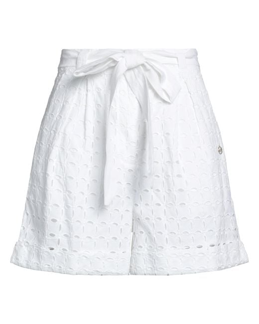 Pinko White Shorts & Bermuda Shorts