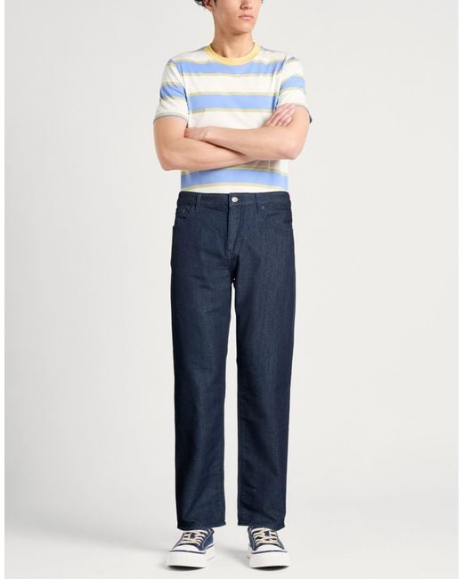 ARMANI EXCHANGE Blue Jeans Cotton, Elastane for men