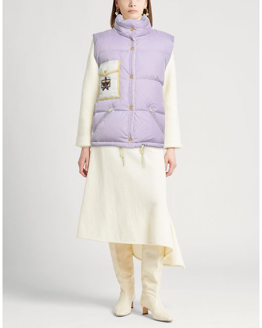 Herno Purple Lilac Vest Polyamide