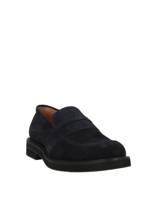 Testoni Black Loafers Leather for men