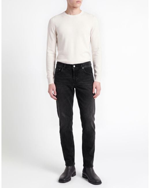 Dondup Black Jeans for men