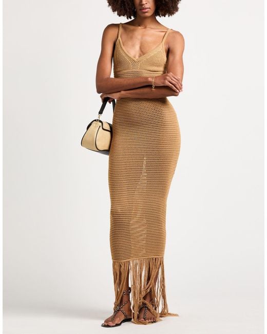 Elisabetta Franchi White Maxi Dresses