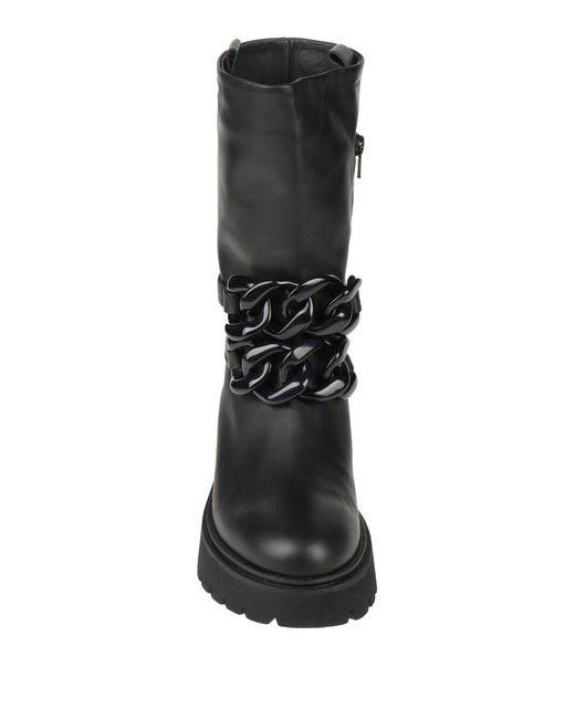 Janet & Janet Black Ankle Boots