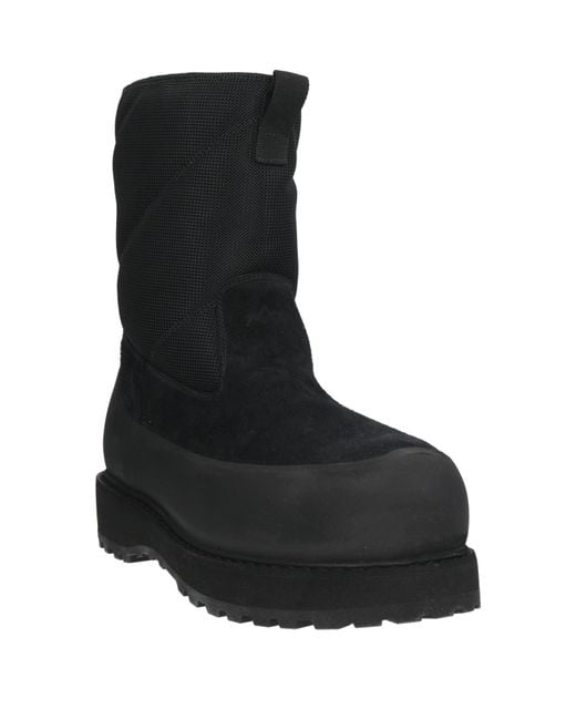 Diemme Black Alpago Boot Leather, Textile Fibers for men