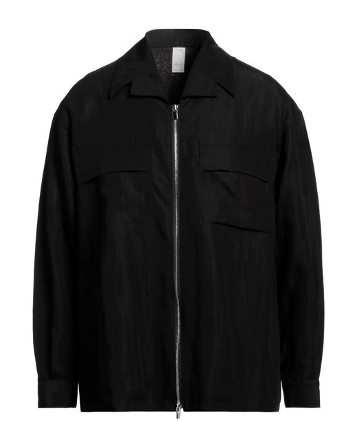 Attachment Black Jacket Lyocell, Nylon for men