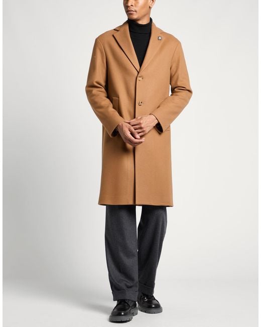 Lardini Brown Coat for men