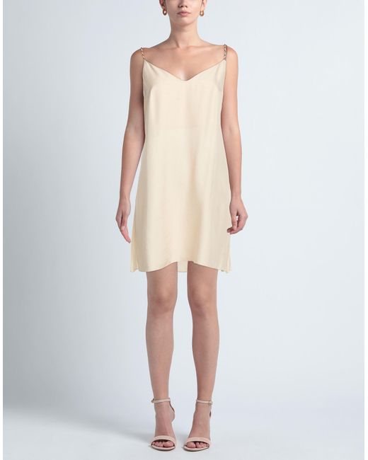 Maliparmi Natural Mini Dress
