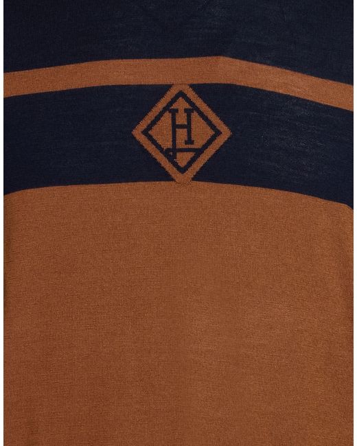 Herno Blue Light Sweater Virgin Wool for men