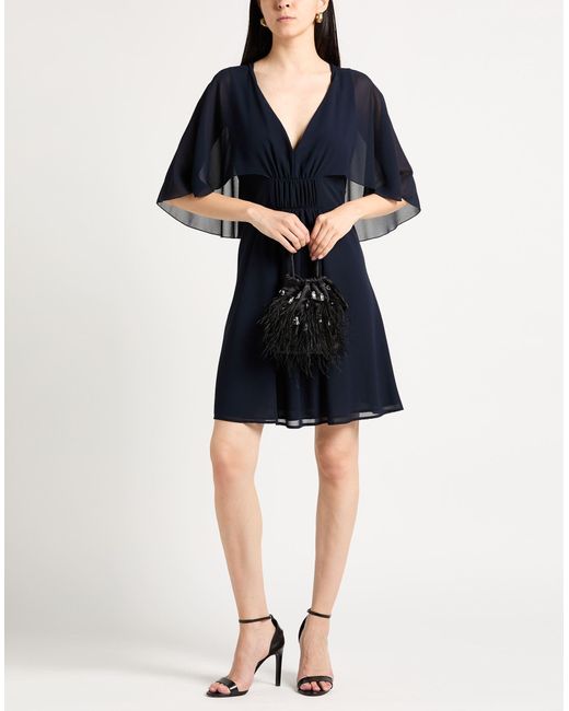 Rebel Queen Blue Mini Dress Polyester