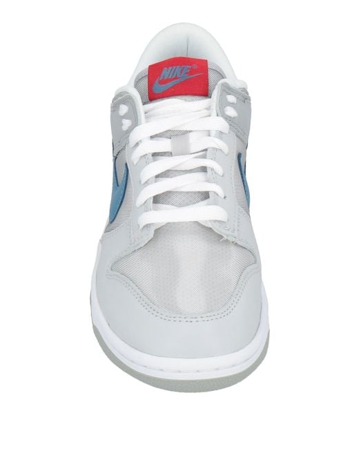 Nike Blue Light Sneakers Leather, Textile Fibers for men