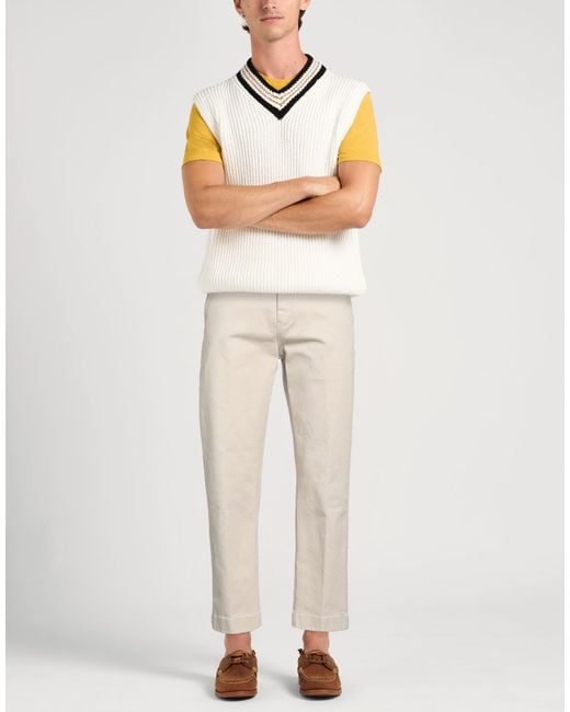Harmont & Blaine Natural Pants Cotton, Elastane for men