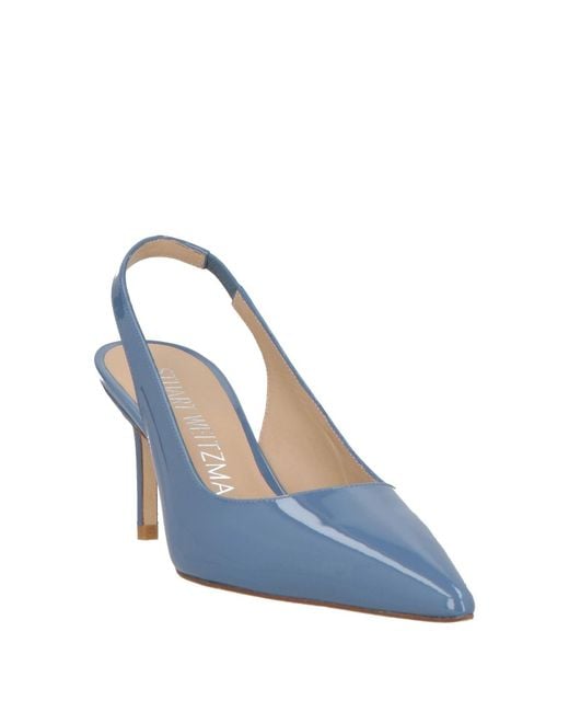 Stuart Weitzman Blue Pumps Leather