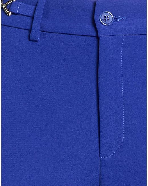 Liu Jo Blue Bright Pants Polyester, Elastane