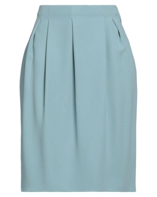 Emporio Armani Blue Midi Skirt