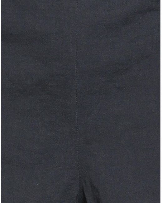 Theory Blue Midnight Shorts & Bermuda Shorts Linen, Viscose, Elastane