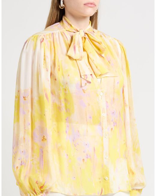 MSGM Yellow Shirt Viscose