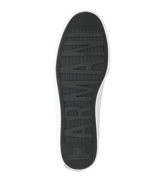 ARMANI EXCHANGE White Trainers for men