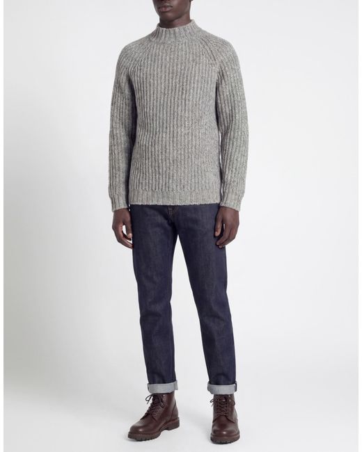 Irish Crone Gray Turtleneck for men