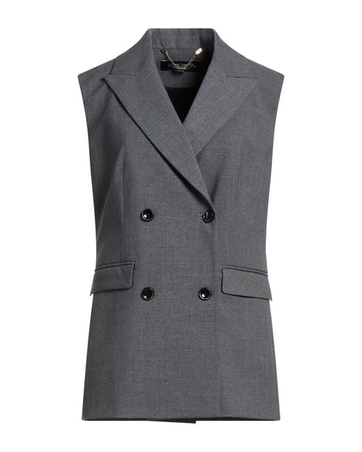 Nora Barth Gray Blazer Polyester, Viscose, Wool, Elastane