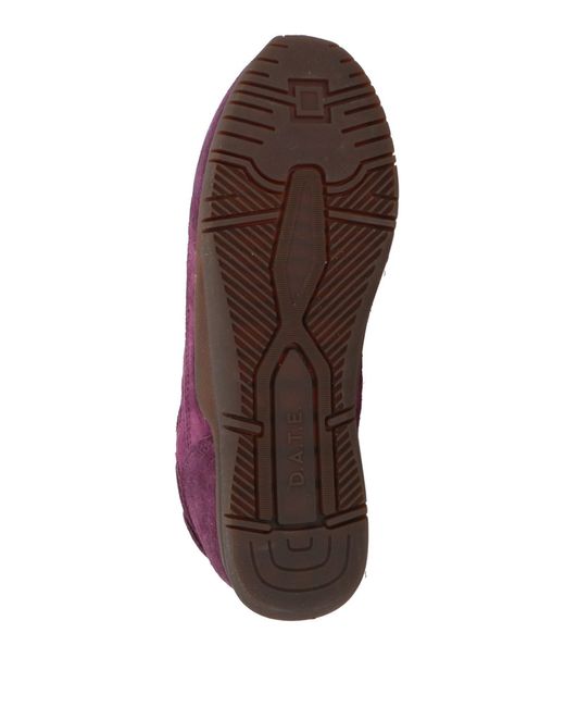 Date Purple Sneakers Leather