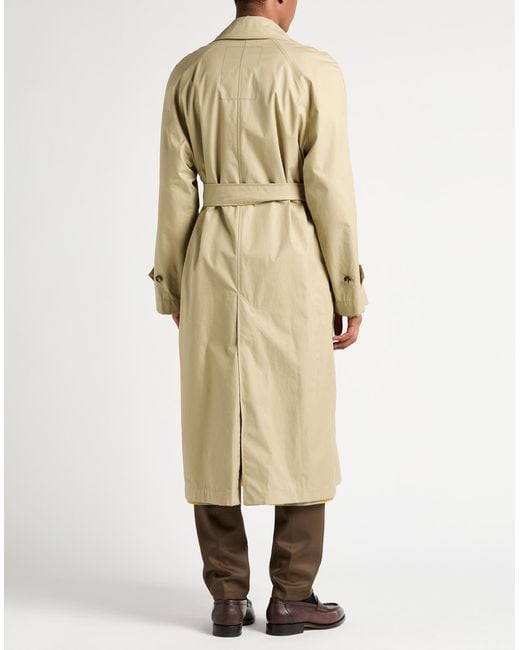Burberry Natural Overcoat & Trench Coat Cotton for men