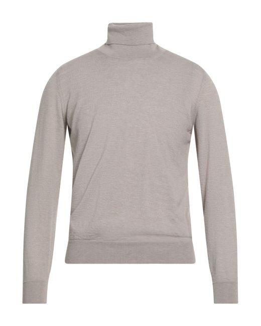 Drumohr Gray Turtleneck for men